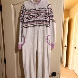 Justice sz 10 onesie pajamas